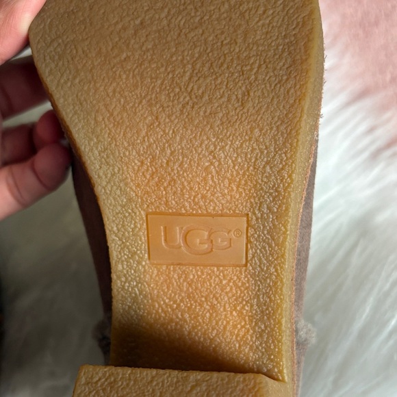 UGG Chocolate Brown Suede Winter Boots - Picture 6 of 8